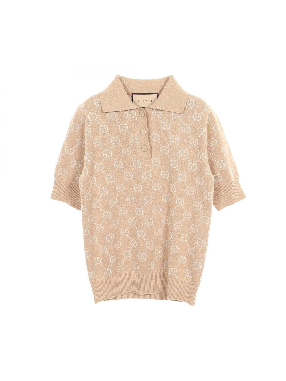 Gucci Gg Pattern Polo Shirt Short #365295G48B